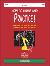 Now Go Home and Practice No. 1 Clarinet band method book cover